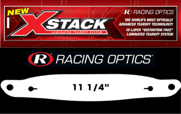 Stilo Racing Optics Laminated Tearoffs ST4 2MM CLR 