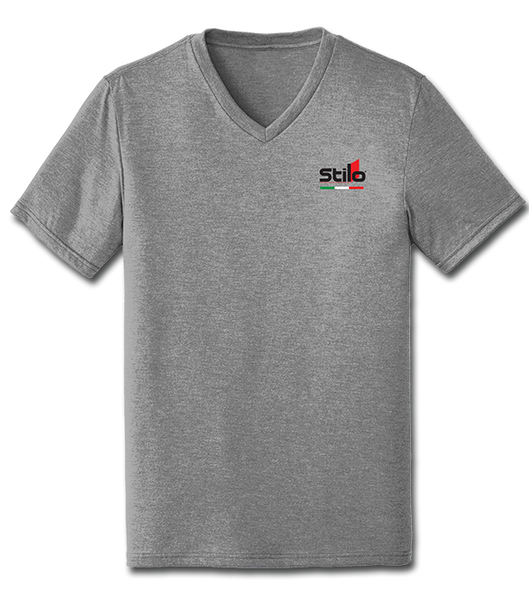 Stilo V-Neck Grey Tee